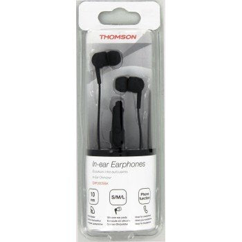 Thomson Auriculares Boton Ear3005 Negro