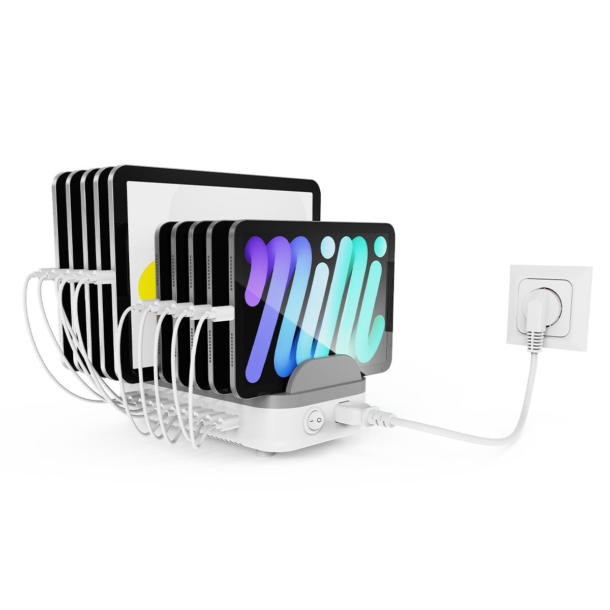 Compulocks Ladestation - 200 Watt - 3 A - 10 Puntos De Conexión De Salida (Usb-C)