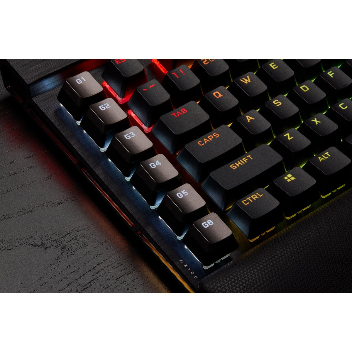 Teclado (Aleman) Corsair K100 Rgb Optisch-Mechanisch Opx Black