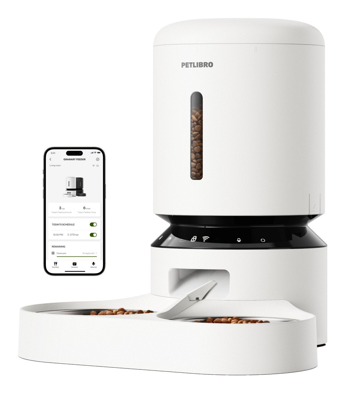 Petlibro Granary Wifi Dual Food Tray Blanco
