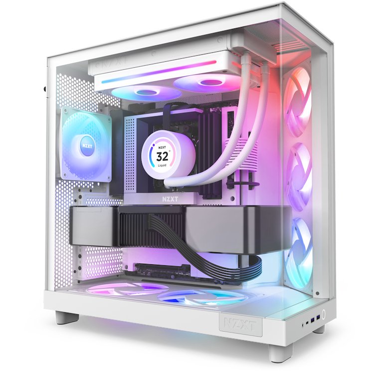EAN 5056547204406 - NZXT RF-U24HF-W1 sistema de refrigeración para ordenador Carcasa del ordenador Ventilador Blanco imagen 5