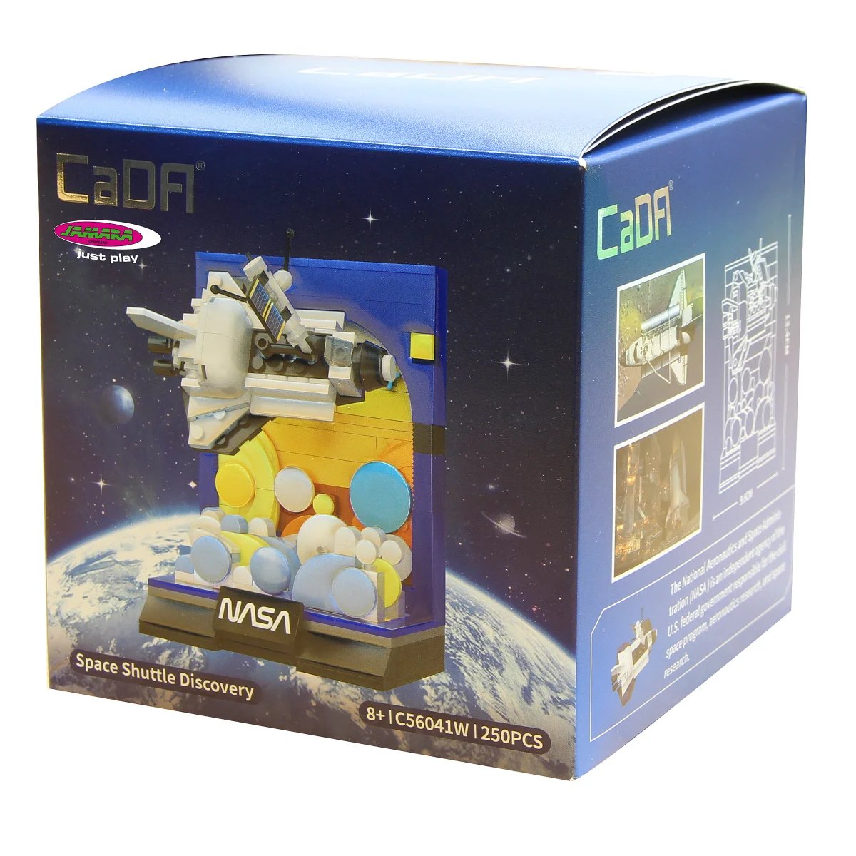 Jamara Cada Space Shuttle Bricks Blanco 8+