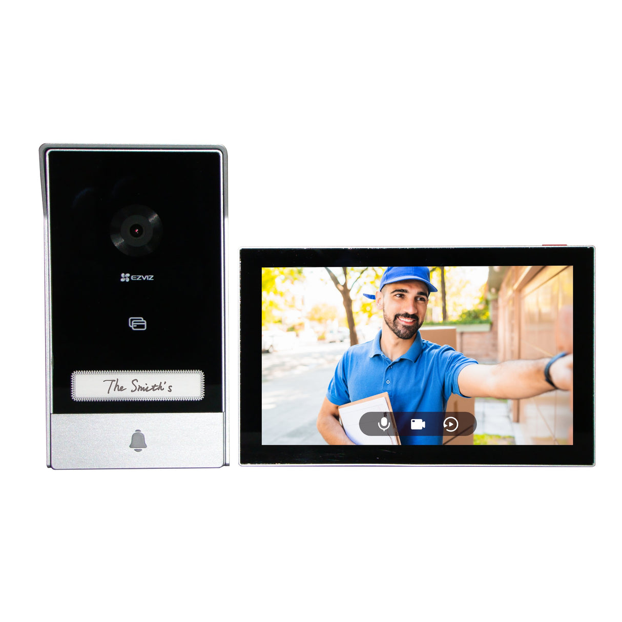 EAN 6941545618487 - EZVIZ HP7 sistema de intercomunicación de video 17,8 cm (7") Negro, Plata imagen 2