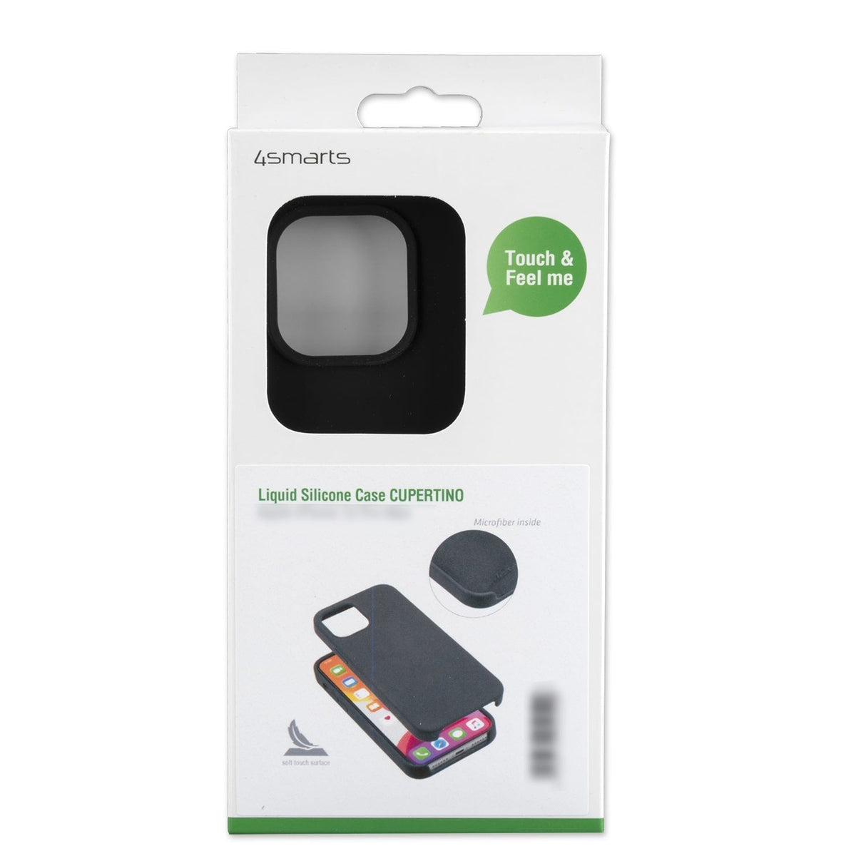 4smarts Liquid Funda De Silicona Cupertino Para Apple Iphone 13 Negro