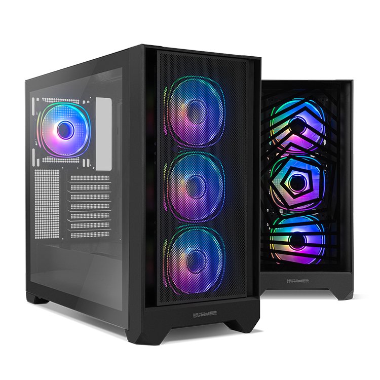 EAN 8436587974885 - NOX Hummer PLASMA Midi Tower Negro imagen 13