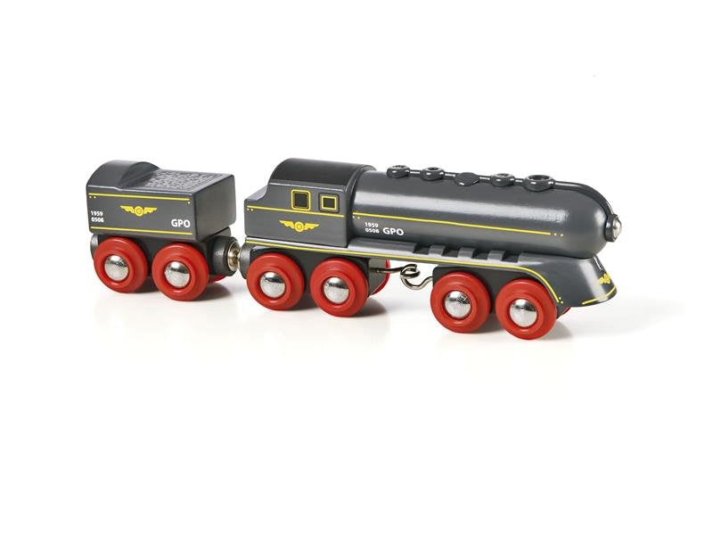 Brio World Black Ball Lightning Con Ténder, Vehículo De Juguete (Negro)