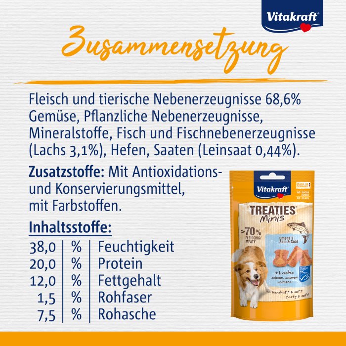 EAN 4008239340481 - Vitakraft 34048 premio y golosina para perro y gato Snacks Salmón 48 g imagen 3