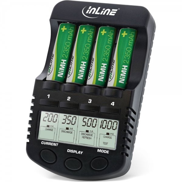 Cargador Rápido Inline Premium, Nicd+Nimh Aa Y Aaa