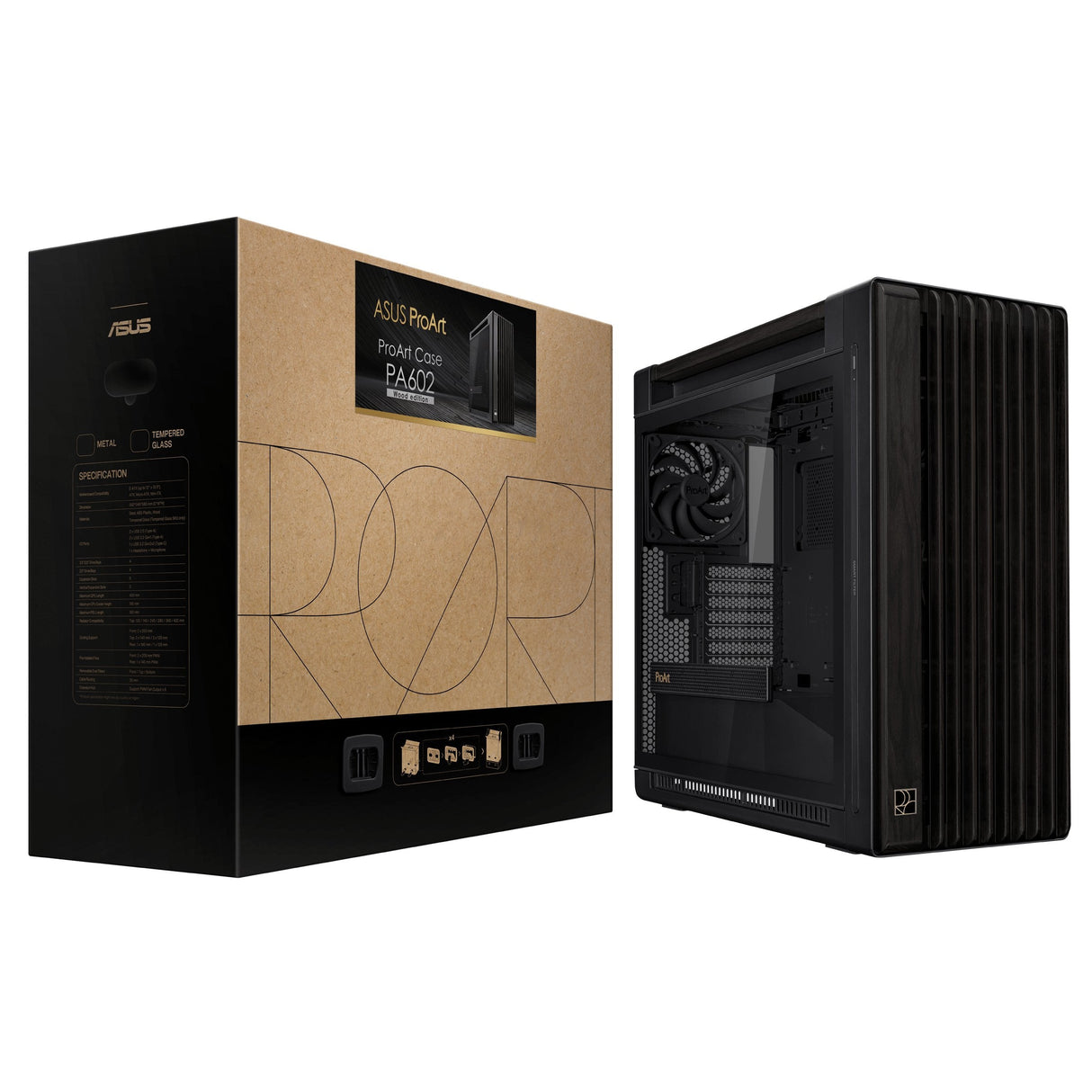 EAN 4711387664421 - ASUS ProArt PA602 Wood Edition Midi Tower Negro imagen 19