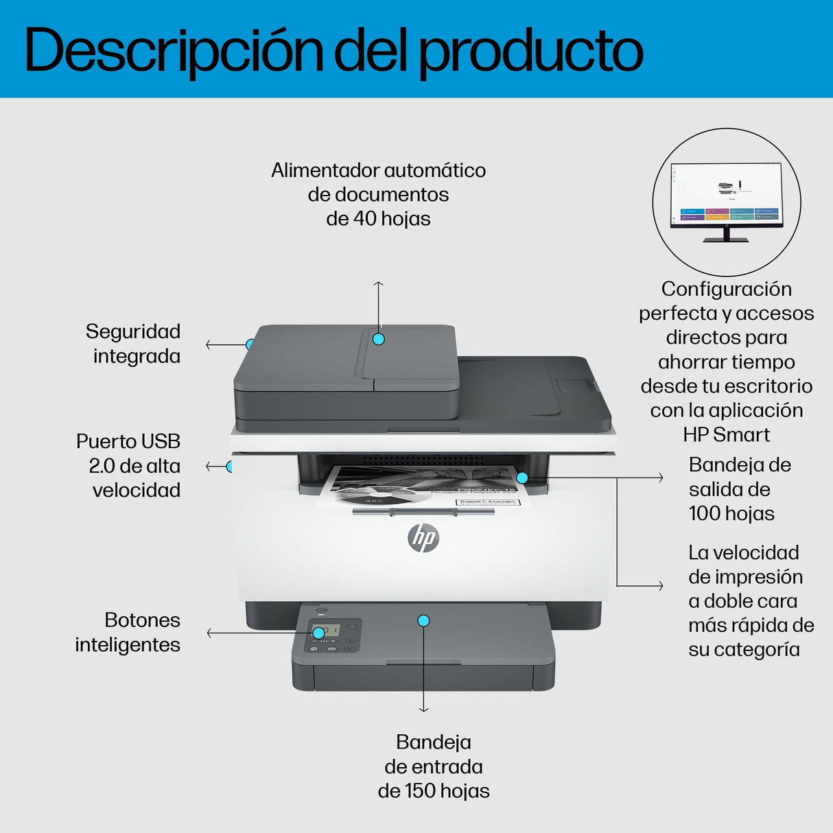 EAN 0194850889479 - HP LaserJet MFP M234sdn Printer Laser A4 600 x 600 DPI 29 ppm imagen 4