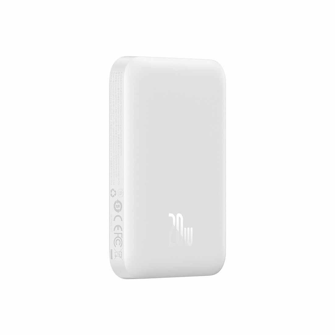 Baseus P10059002223-00 Batería Externa 6000 Mah Cargador Inalámbrico Blanco