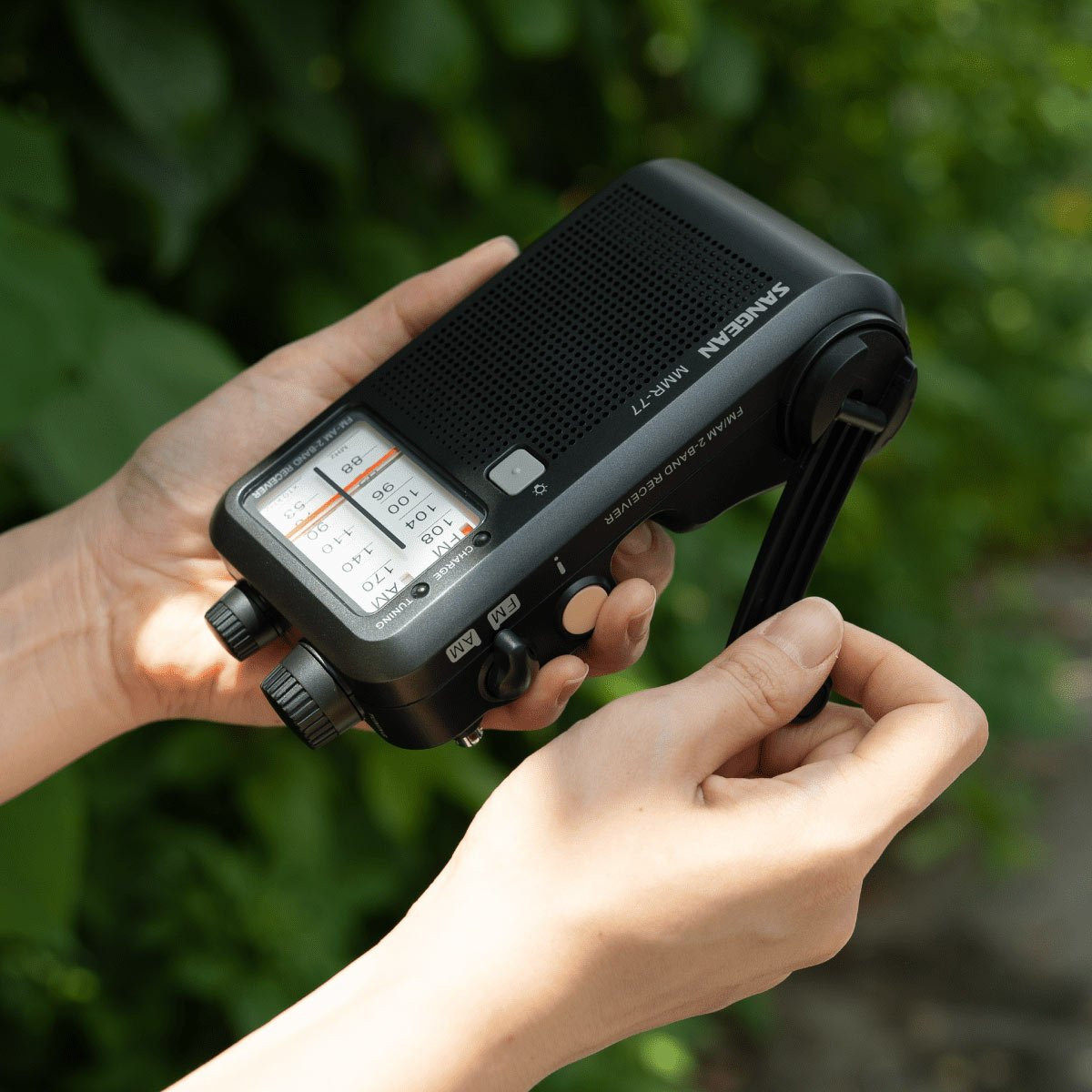 Sangean Mmr-77 Fcc Matt Black Radio Portátil