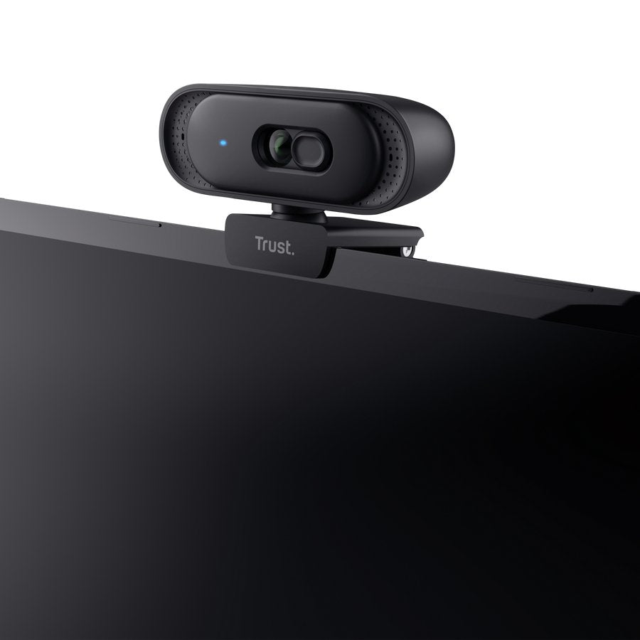 Webcam Trust Tomar 26141 Qhd 2k 2560x1440p Obturador Privacidad Color Negro