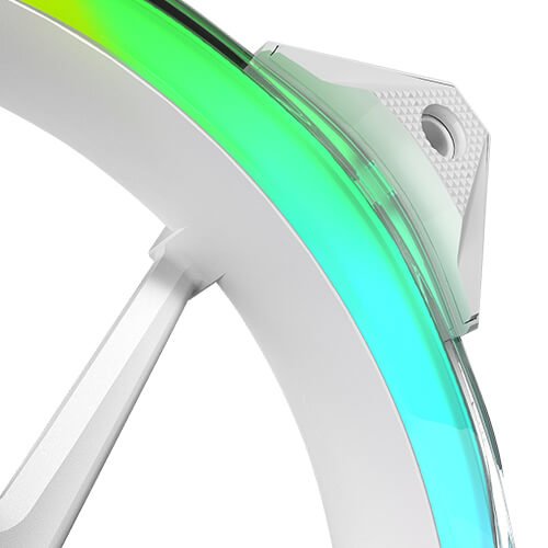 Ventilador De Caja Antec Fusion Rgb - 12cm (Blanco)