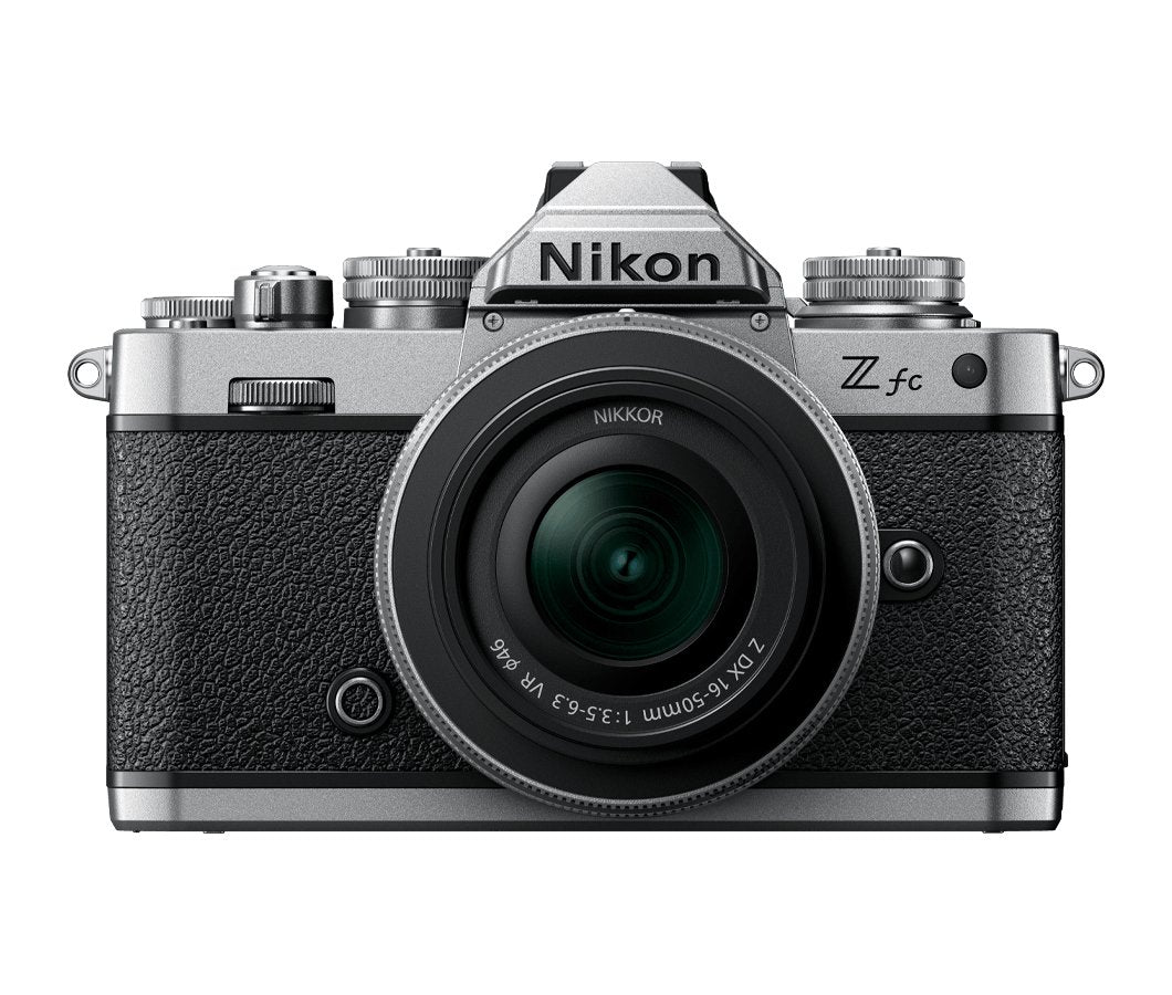 Cámara Evil Nikon Z Fc Con Objetivos Dx 16-50mm Vr Y Dx 50-250 Vr - Negro Plata