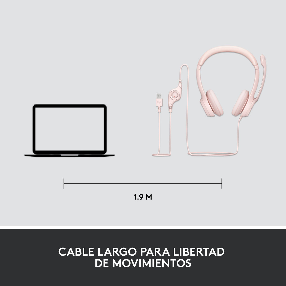 EAN 5099206107298 - Logitech 981-001281 auricular y casco Auriculares Alámbrico Diadema Oficina/Centro de llamadas USB tipo A imagen 13