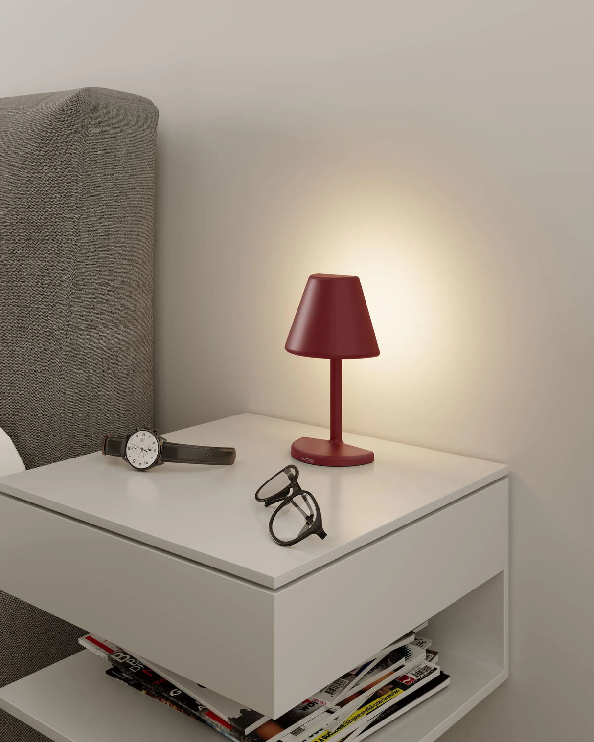 EAN 4029599110989 - Sompex TWIN lámpara de mesa 2,5 W LED G Rojo imagen 4