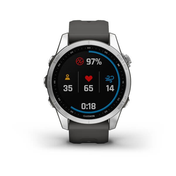 Smartwatch Garmin Fenix 7s Plata/Grafito