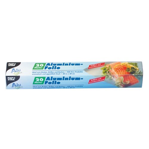 Papstar Alufolie 20 M X 30 Cm In Caja Plegable