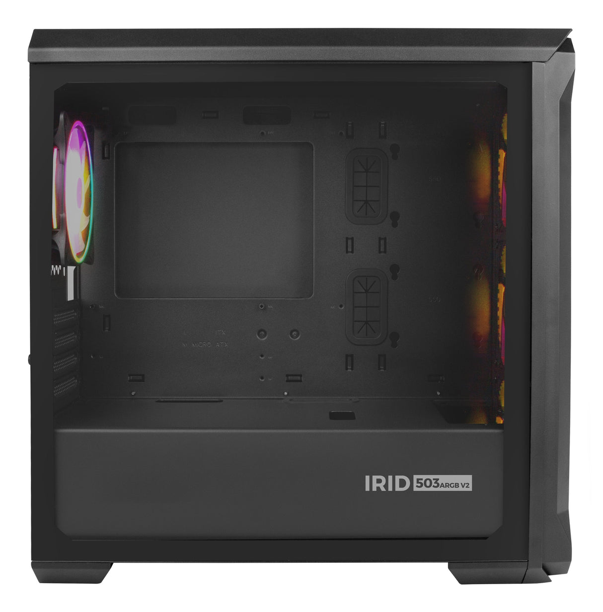 EAN 5901969425307 - GENESIS Irid 503 ARGB Micro Torre Negro, Transparente imagen 6