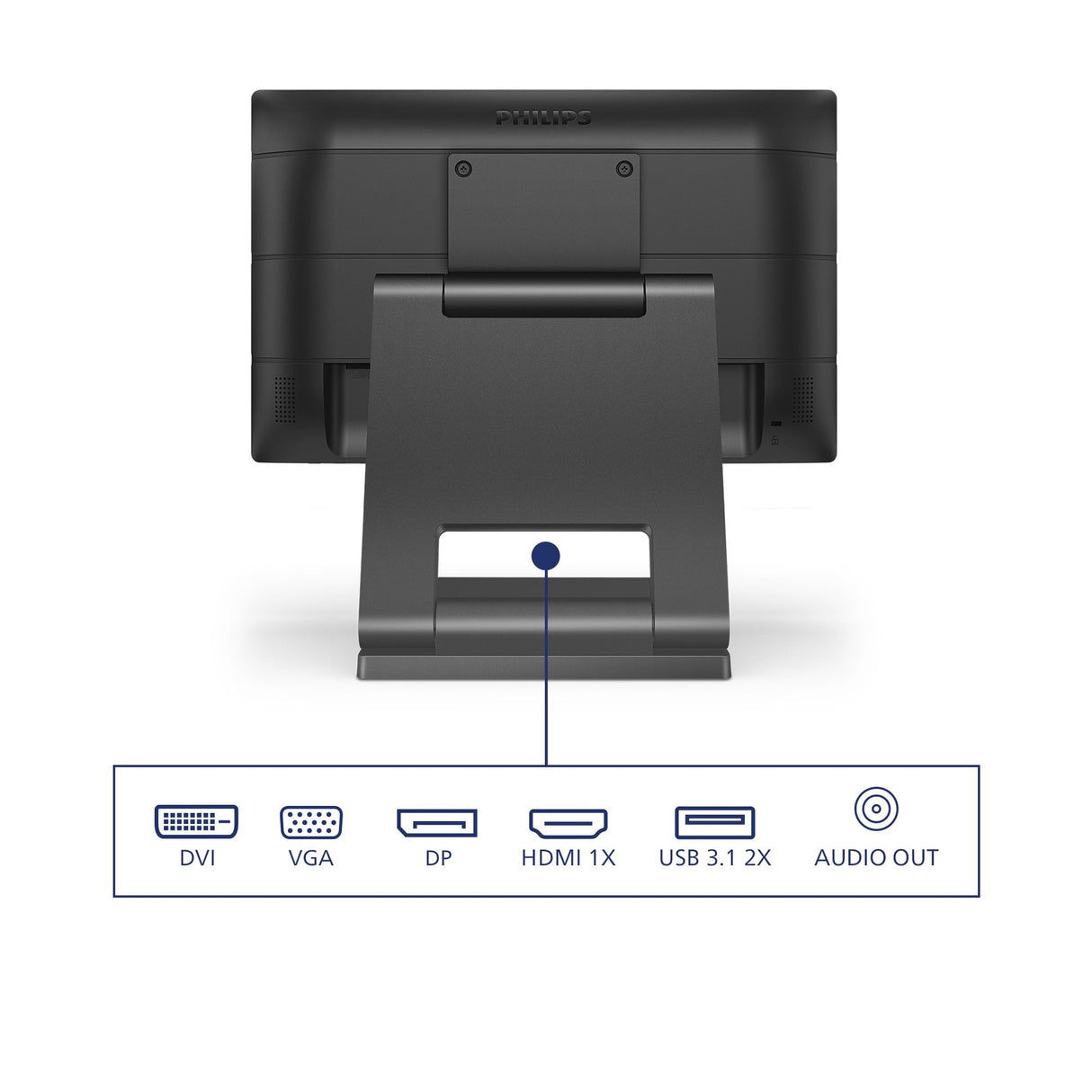 Monitor Philips 21.5 162b9t/00 Ips Led 1920x1080 16:9 250cd In