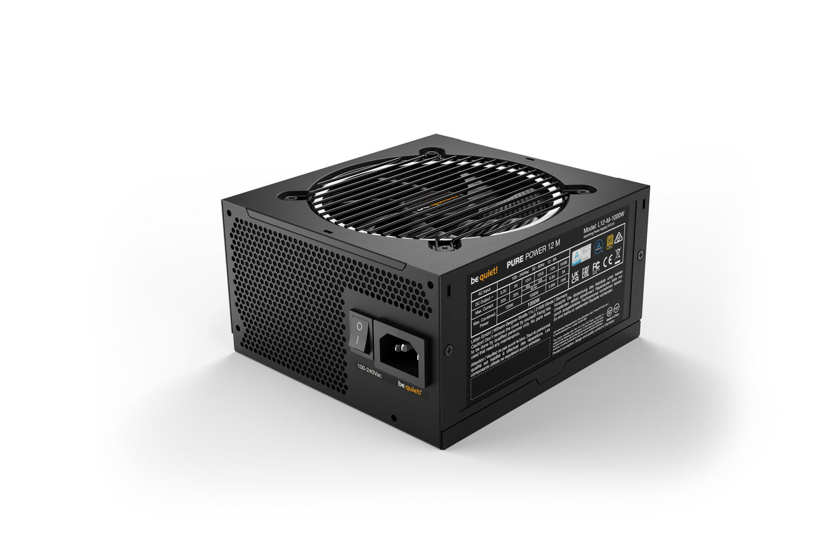 EAN 4260052189504 - be quiet! Pure Power 12 M unidad de fuente de alimentación 1000 W 20+4 pin ATX ATX Negro imagen 3