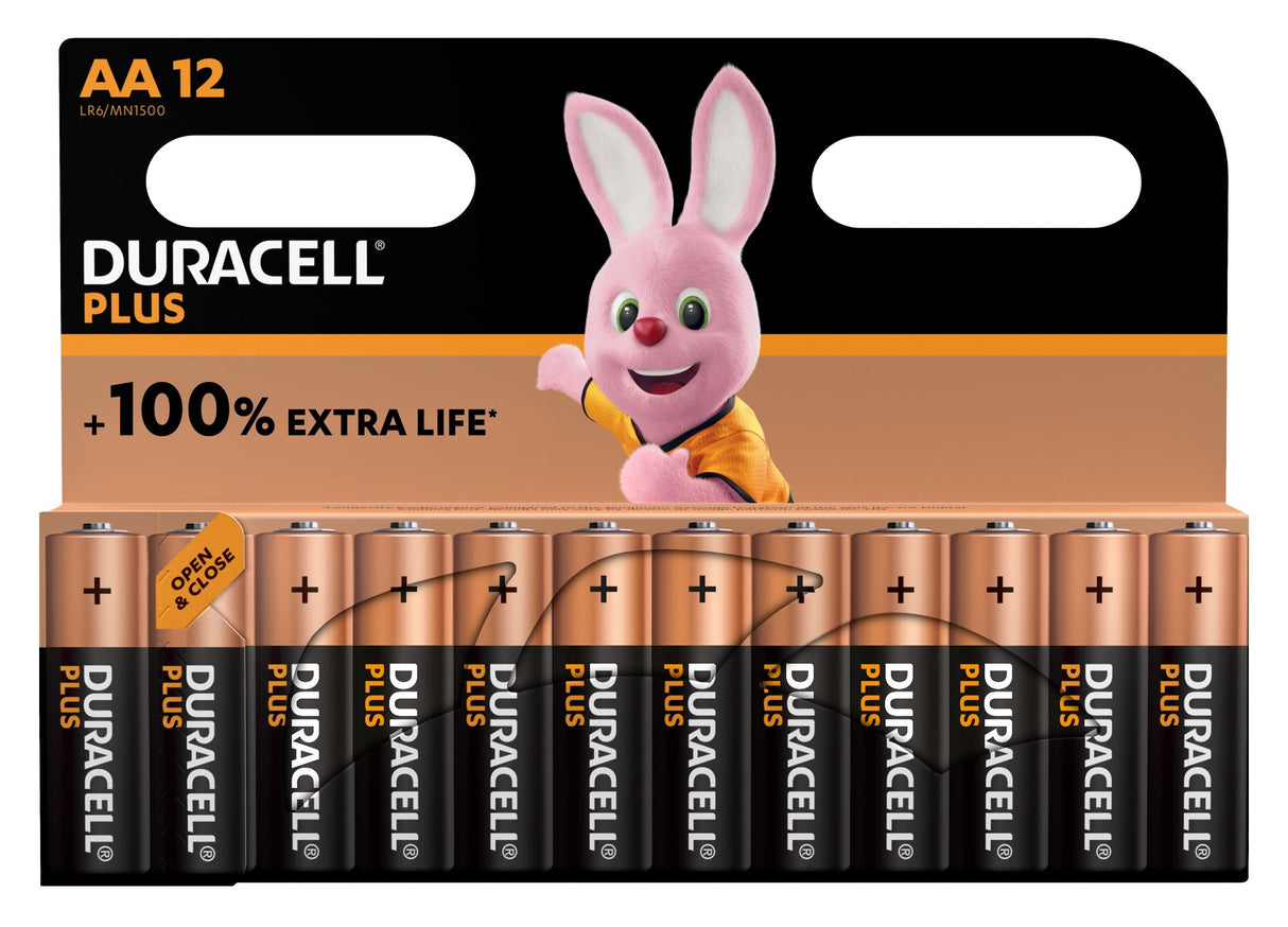 Batería Duracell Plus Nuevo - Aa (Mn1500 / Lr06) Mignon 12pcs.