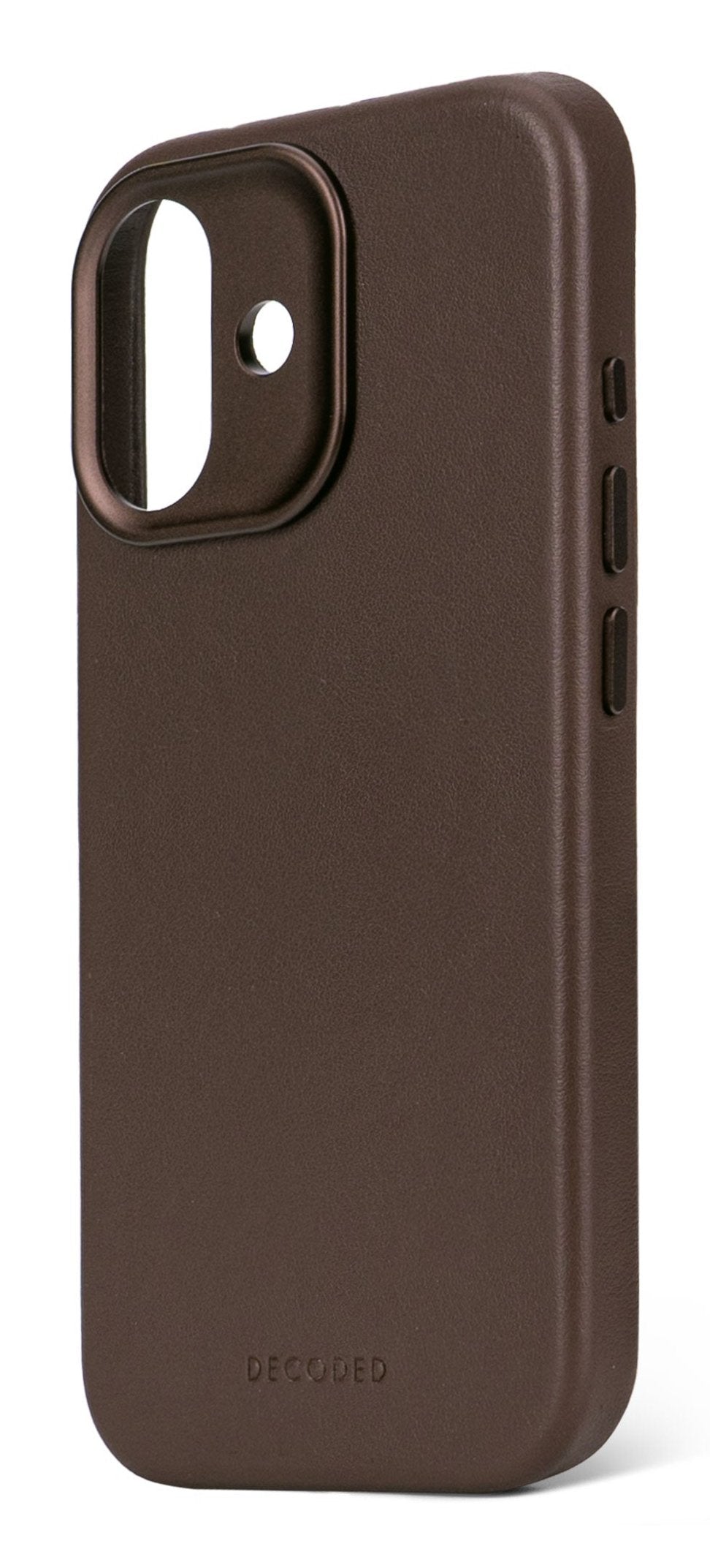 Decoded Leather Backcover Iphone 17 Chocolate Brown