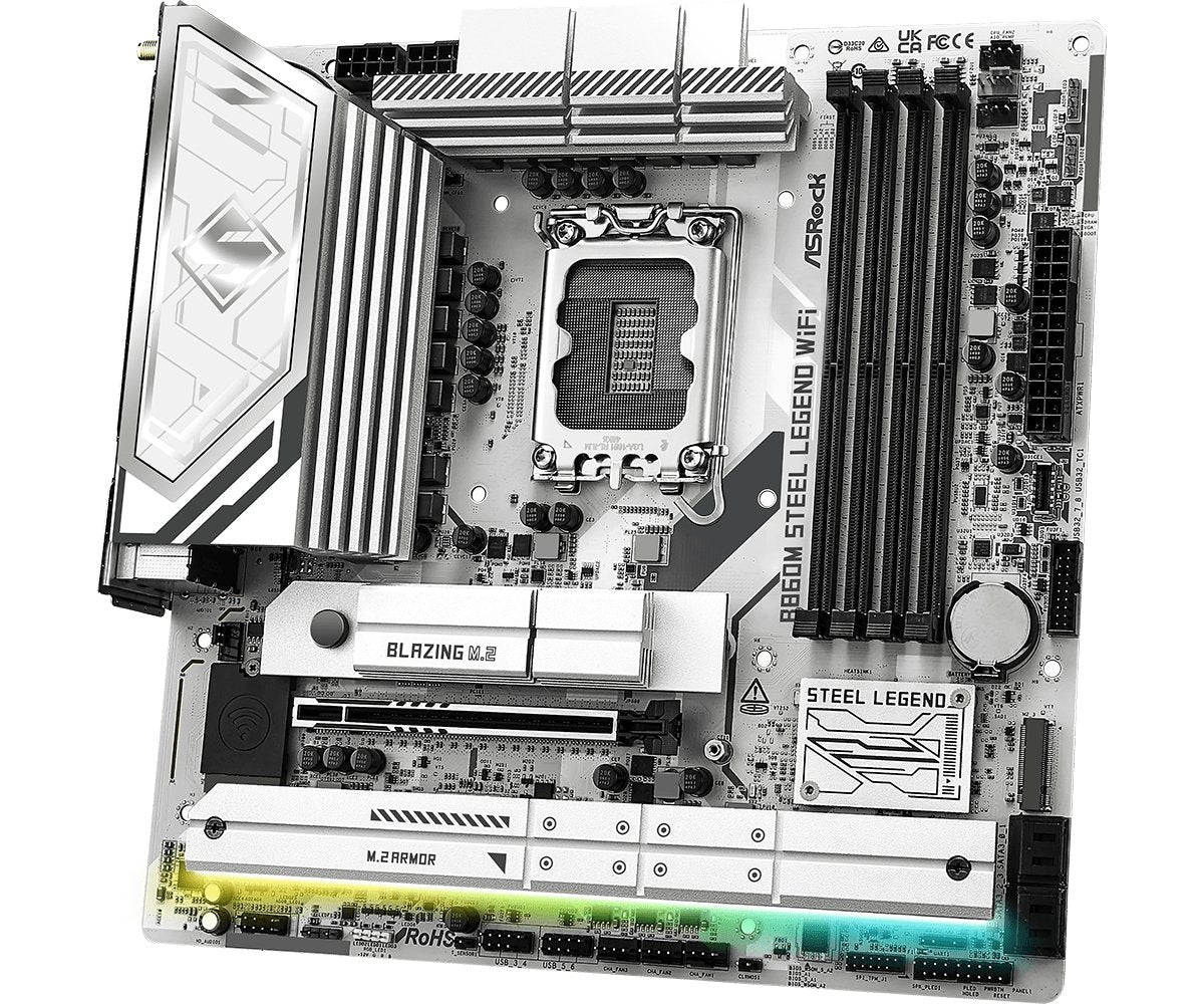 EAN 4711581490215 - Asrock B860M Steel Legend WiFi Intel B860 LGA 1851 (Socket V1) micro ATX imagen 4