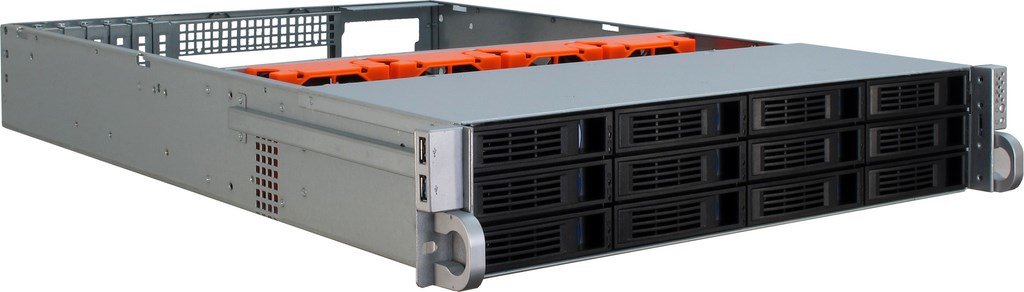 EAN 4260133126398 - Inter-Tech IPC 2U-2412 Estante Negro, Plata imagen 2