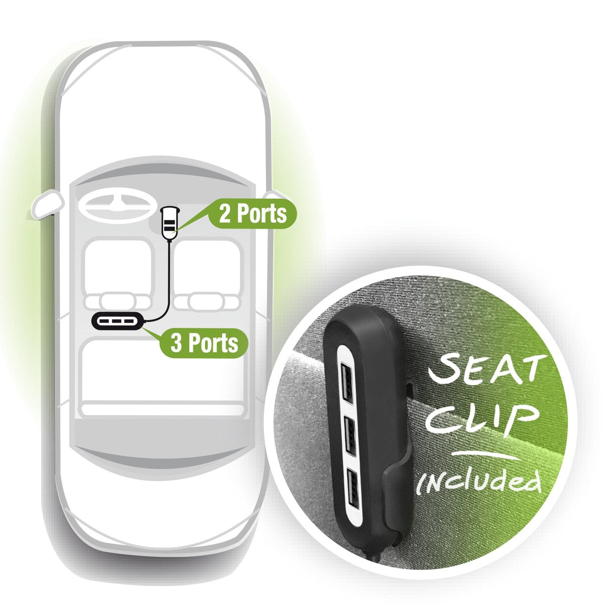 Cargador Usb Ewent Para Coche/ 5 Puertos/ 54w