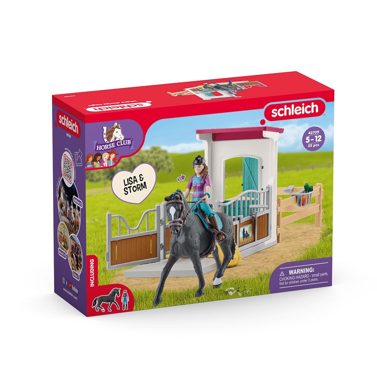 Casa De Caballos Schleich Horse Club Con Lisa Y Storm, 42709