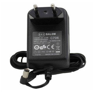 Gigaset C39280-Z4-C706 Adaptador E Inversor De Corriente Interior 12 W Negro