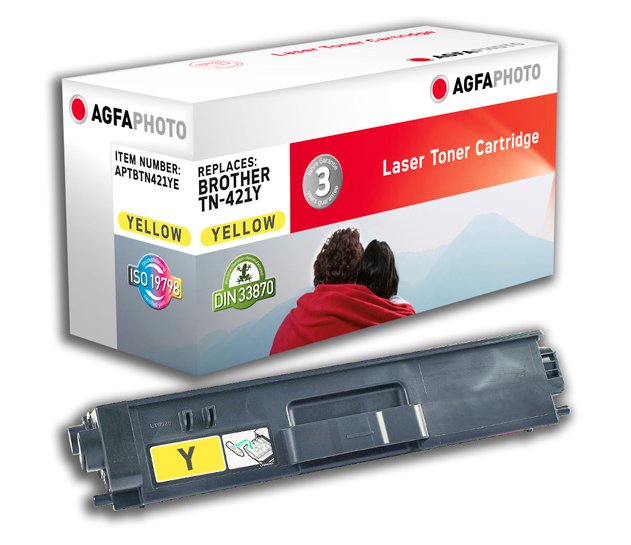 Agfaphoto Aptbtn421ye Cartucho De Tóner 1 Pieza(S) Compatible Amarillo