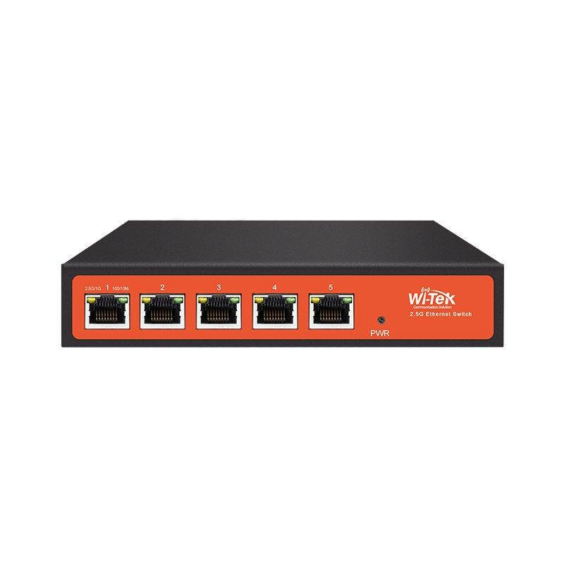 EAN 5420016880154 - Wi-Tek WI-SG505G switch No administrado 2.5G Ethernet (100/1000/2500) Negro, Naranja imagen 1