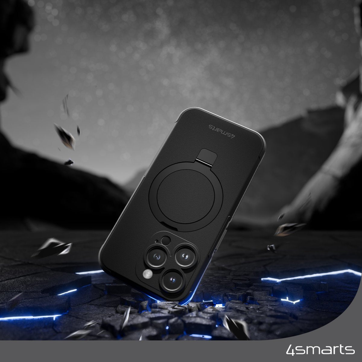 4smarts Defend Funda Magic Stand Para Apple Iphone 15 Plus Magsafe-Kompatibel