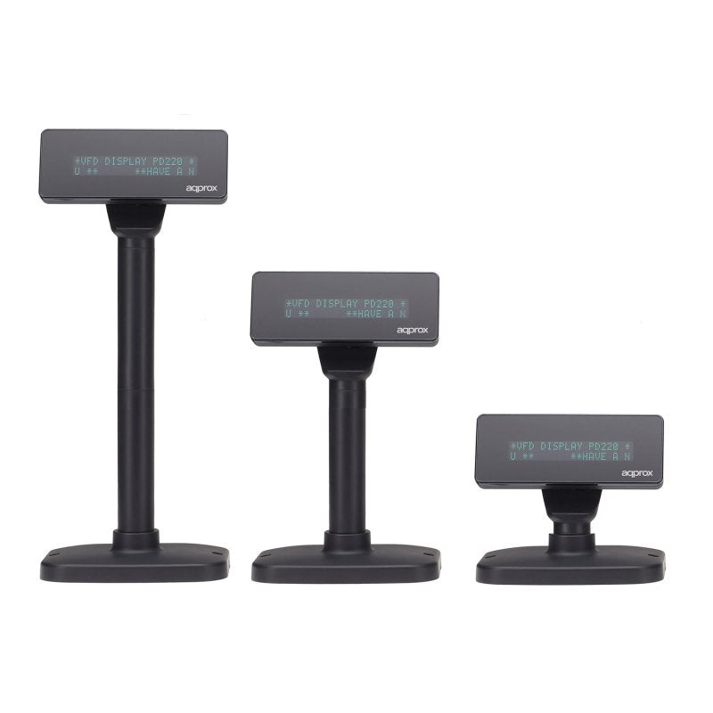 Visor Tpv Approx Appvfd01 2 Líneas Usb