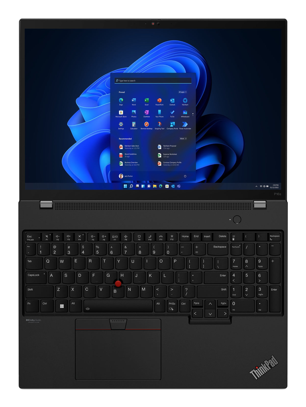 EAN 197528951577 - Lenovo ThinkPad P16s Gen 2 (Intel) Intel® Core™ i7 i7-1360P Estación de trabajo móvil 40,6 cm (16") WUXGA imagen 15