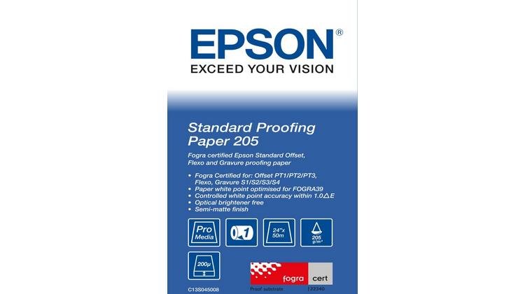 Papel Fotográfico Original Epson Proofing Standard 24" - C13s045008