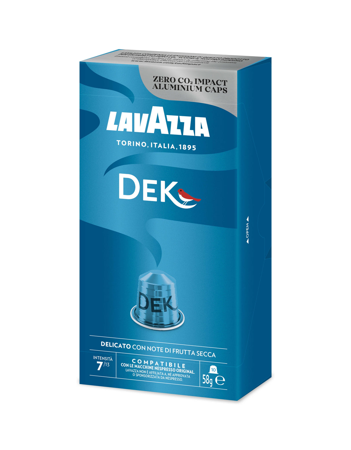 EAN 8000070053502 - Lavazza Dek Cápsula de café Tueste medio 10 pieza(s) imagen 1