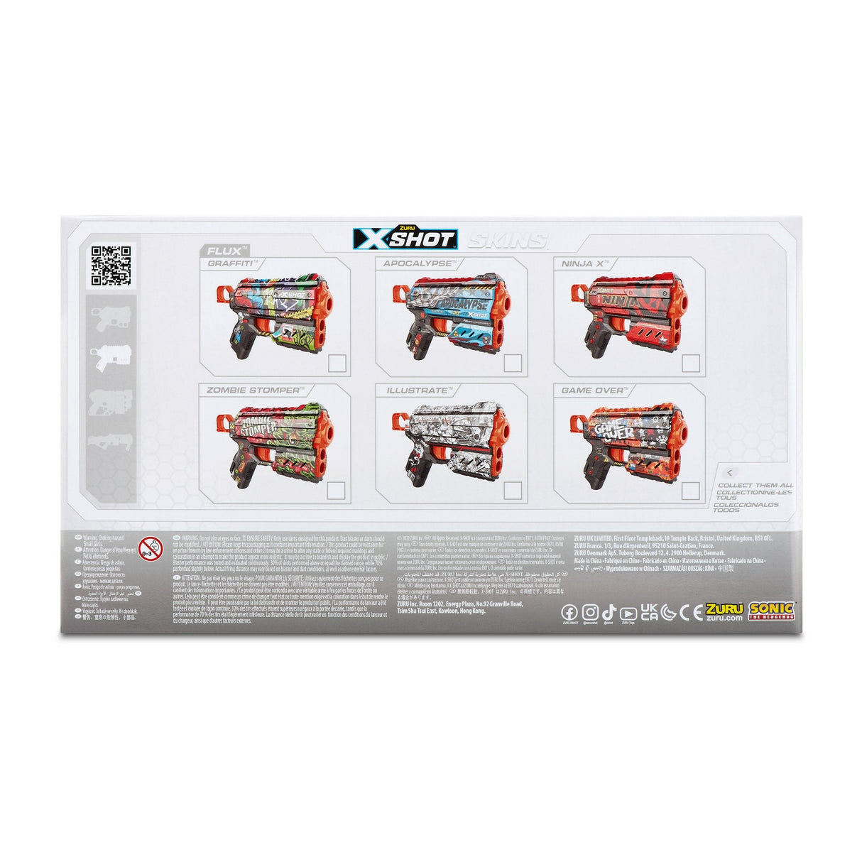 Zuru X-Shot Skins - Flux Apocalypse, Dartblaster 36516g