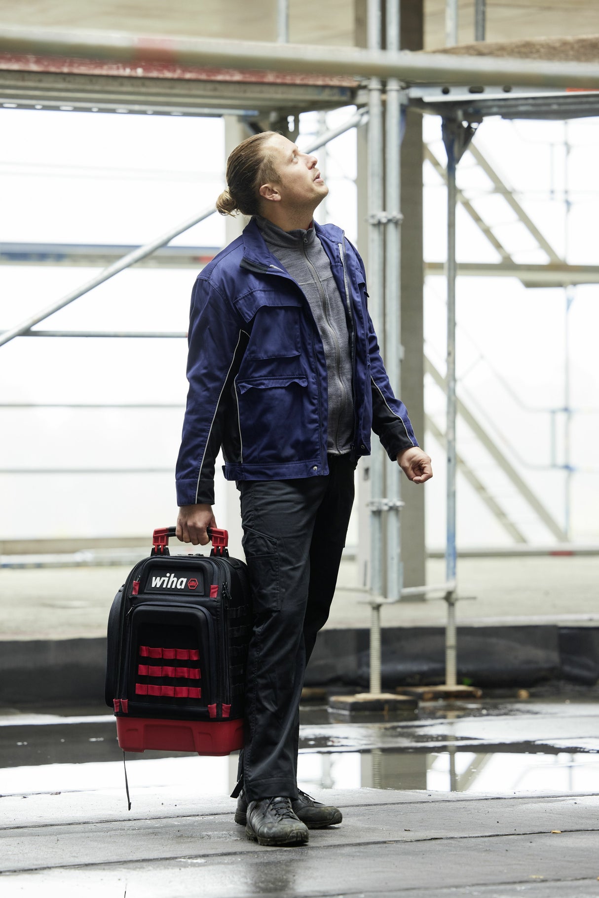 Mochila De Herramientas Wiha , Juego De Herramientas (Negro/Rojo, 43 Piezas, Con Mochila)