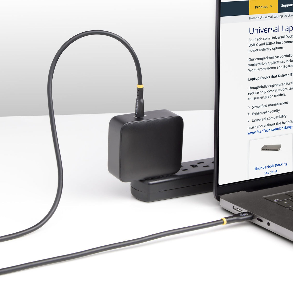 EAN 65030909181 - StarTech.com USB2EPR3M cable USB USB 2.0 USB C Negro imagen 6
