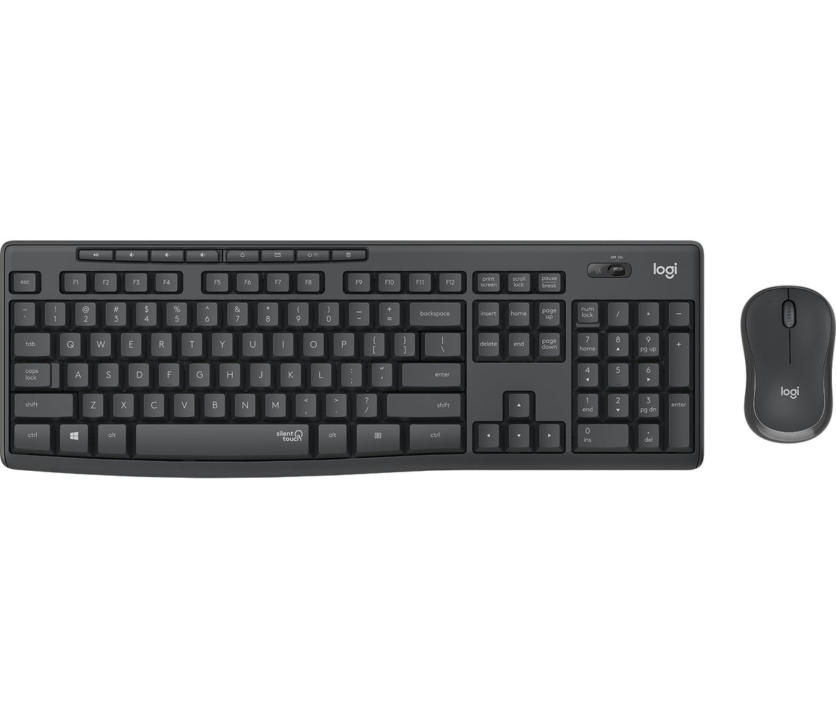 EAN 5099206092419 - Logitech 920-009798 teclado Ratón incluido Oficina RF inalámbrico QWERTY Español Grafito imagen 1