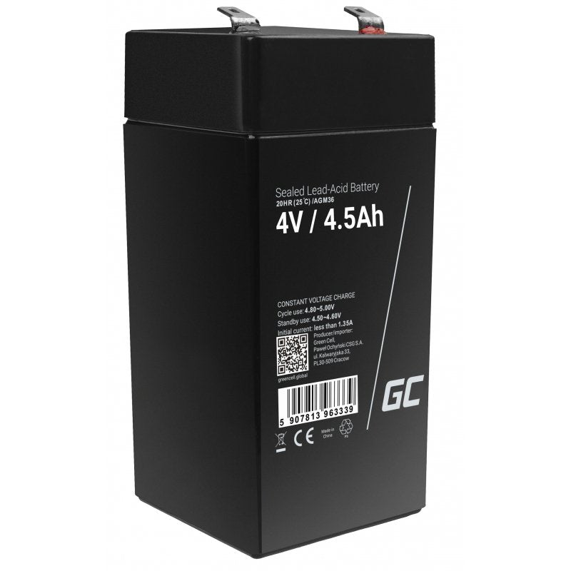EAN 5907813963339 - Green Cell AGM36 batería para sistema ups VRLA AGM 4 V 4,5 Ah imagen 12