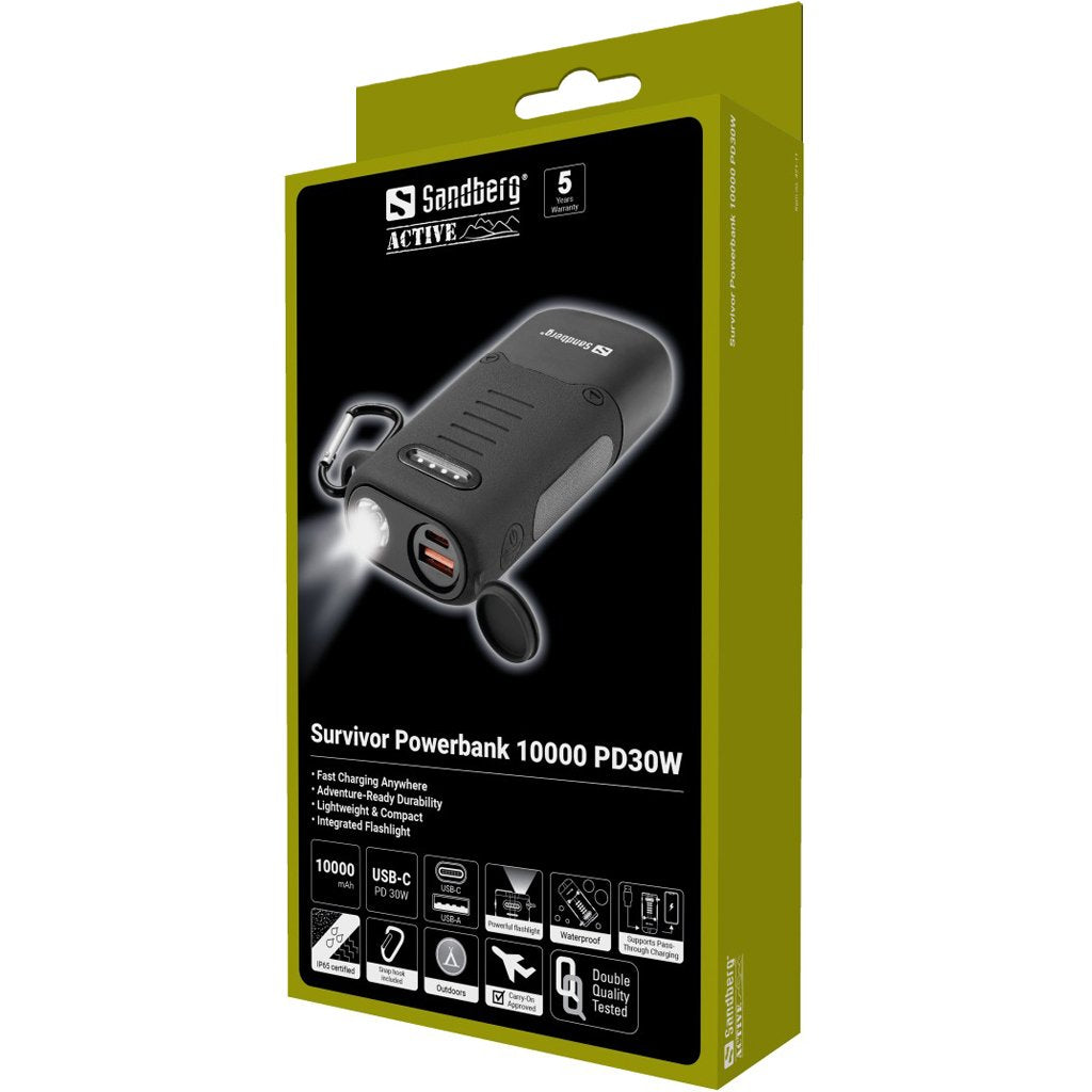 EAN 5705730421112 - Sandberg Survivor Powerbank 10000 PD30W imagen 5