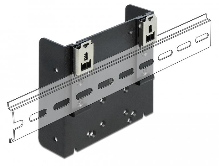 Kit De Montaje En Riel Din De Delock Para Computadoras De Placa Única O 3.5? Dispositivos