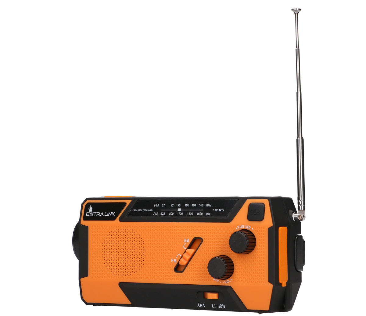 EAN 5904960293746 - Extralink RADIO AWARYJNE SOLARNE Z KORBKA DYNAMO POWERBANK 4000MAH Z LATARKA SOS SR-4000 Portátil Analógi imagen 9