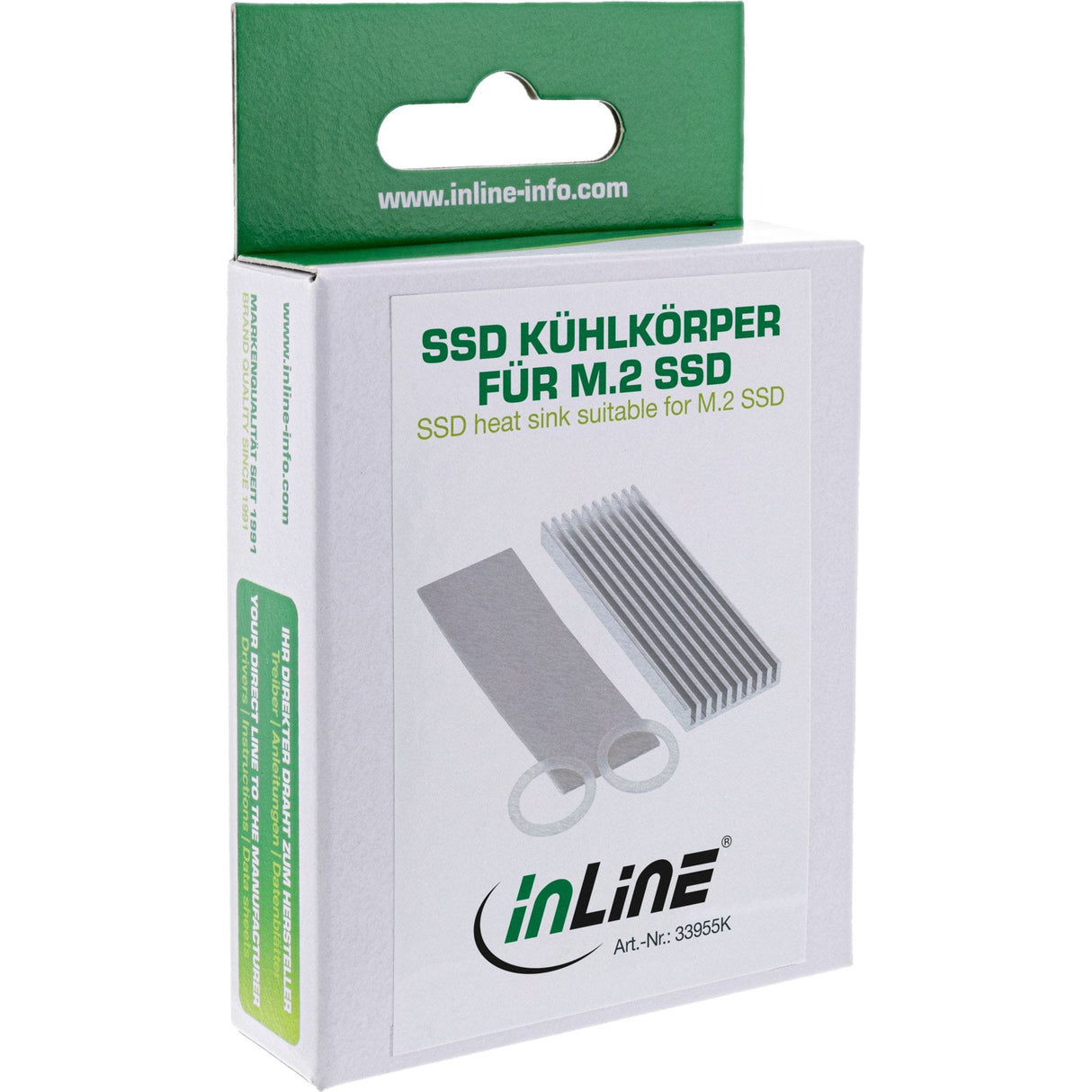 Disipador De Ssd Inline, Aletas De Enfriamiento Para Ssd M.2