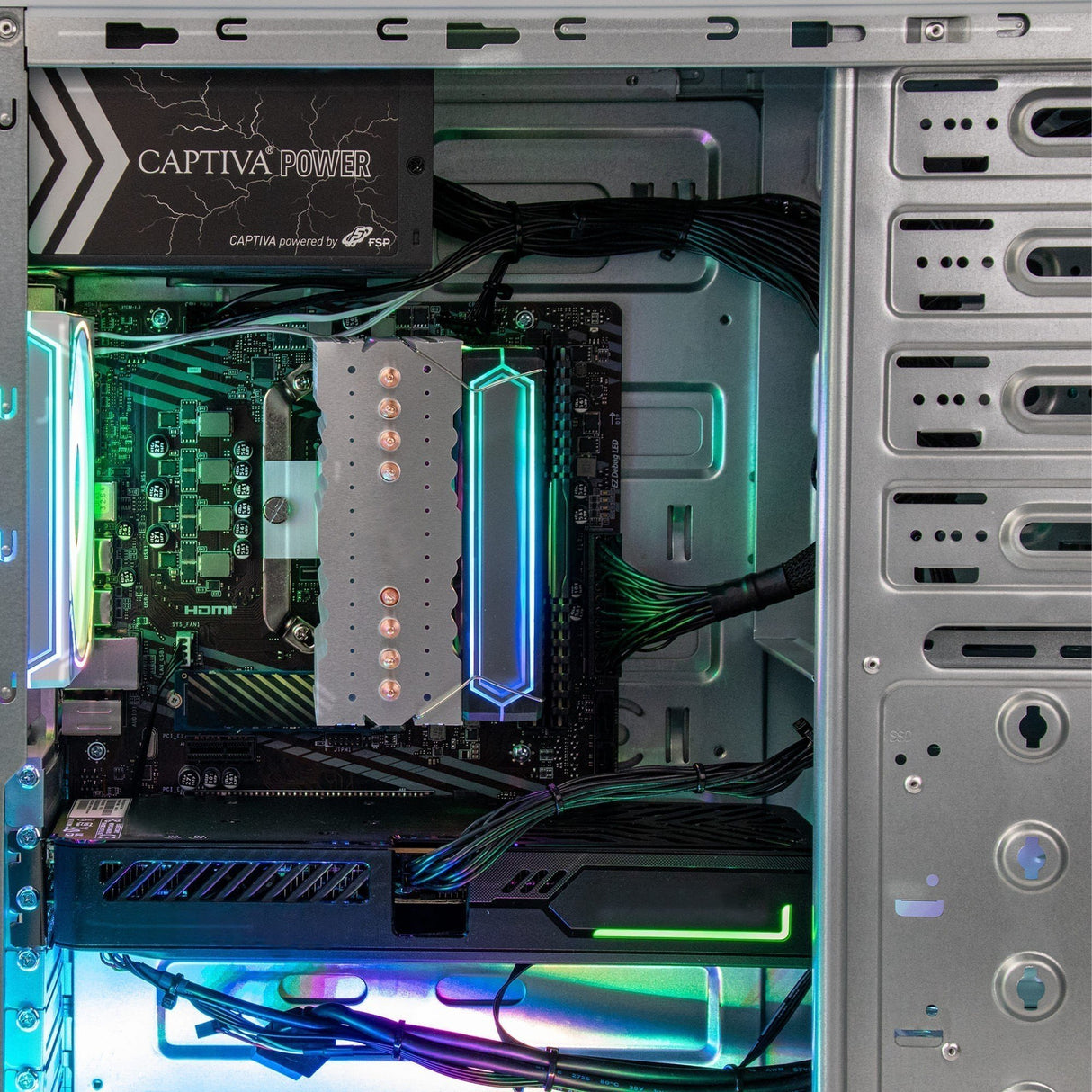 EAN 4046373986080 - CAPTIVA 98608 PCs/estación de trabajo AMD Ryzen™ 7 5700X 32 GB DDR4-SDRAM 1 TB SSD NVIDIA GeForce RTX 506 imagen 4